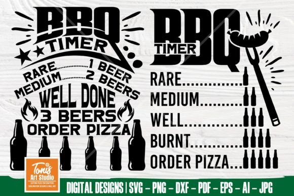 Download Bbq Timer SVG | Bbq Beer SVG | Dad Bbq - Premium Resources