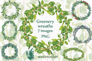 Download Watercolor Fern Wreaths Clipart GREENERY WREATHS Wedding Clip Art Foliage Clip Art Diy Wedding - Diy wedding Collection