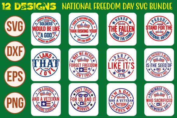 Download National Freedom Day SVG Bundle - Freedom day svg Collection