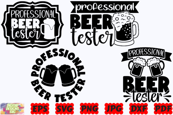 Download Professional Beer Tester SVG | Beer SVG - Premium Bundle