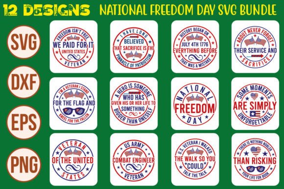 Download National Freedom Day SVG Bundle - Freedom day svg Collection