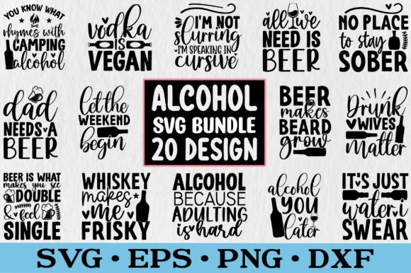 Download Alcohol SVG Bundle - Premium Resources